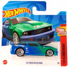 Машинка Hot Wheels Then and Now 07 Ford Mustang, HKJ43-N521