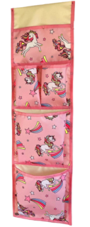 Кармашки для детского шкафчика FivePlus единорог, розовый