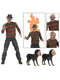 Фигурка Фредди Крюгер Кошмар на улице Вязов 1985 Freddy Krueger подвижная аксессуары 18 см Neca