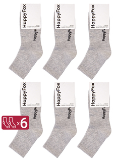 Носки детские HappyFox HFET4001NB, св серыймеланж, 30