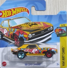 Игрушечные машинки Hot Wheels 68 Copo Camaro, HKH49 5785 063 из 250 Mattel