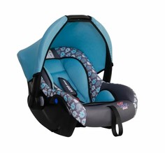 SIGER Автокресло детское 0-13кг 0+ 0-1.5лет лазурные слоны Luna SG321 KIDS PLANET-SIGER