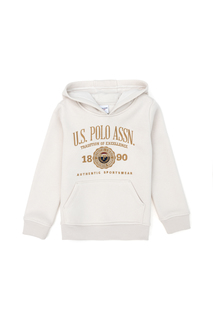 Толстовка US Polo Assn G083SZ0820AWKAKIDS_VR049_7_8, кремовый, 122-128