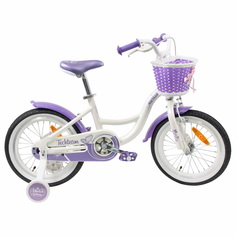 Велосипед Tech Team Merlin 16" white/purple (алюмин)
