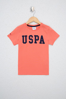 Футболка детская US Polo Assn G083SZ0110GEARTKIDSIY021, коралловый, 104
