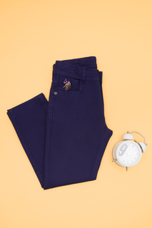 Брюки детские US Polo Assn G083SZ0780MICHAELKIDS23Y, темно-синий, 128
