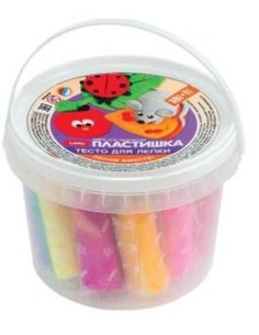 Тесто для лепки Lori Пластишка, 18 цв по 24 гр с формочками Тдл045