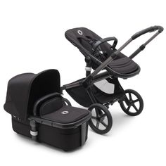 Детская коляска 2 в 1 Bugaboo Fox5 Black, Grey Melange complete, 0+