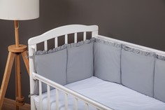 Бортик в кроватку Forest kids Lunu Серый