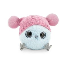 Мягкая игрушка Orange ToysКТОтик в шапке с двумя помпонами 13 см Голубой