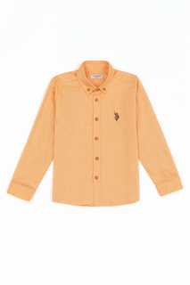 Рубашка детская US Polo Assn G083SZ0040CEDCOLORKIDS022Y, оранжевый, 134