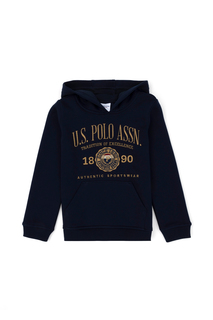 Толстовка US Polo Assn G083SZ0820AWKAKIDS_VR033_8_9, темно-синий, 128-134