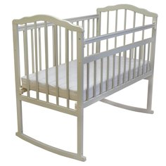 Кроватка Malika «Melisa-2» колесо-качалка без ящика Слоновая кость Малика