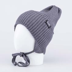 Шапка детская Котофей 07711901-41 т.серый 50-52