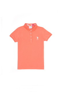 Поло детское US Polo Assn G084SZ0110TP01, розовый, 104