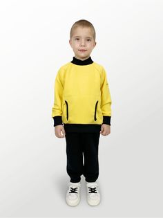 Свитшот детский Пелигрин Х2116ж №2, желтый, 116