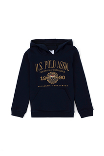 Толстовка US Polo Assn G083SZ0820AWKAKIDS_VR033_5_6, темно-синий, 110-116