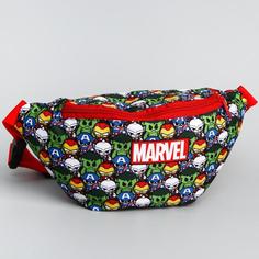 Cумка на пояс, 25 x 6 x 13 см, отдел на молнии, без подклада Marvel