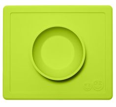 Тарелка детская Ezpz Happy bowl лайм