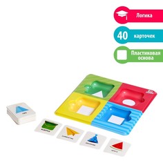 Сортер IQ-ZABIAKA Формы и фигуры вокруг нас 40 карт