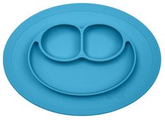 Тарелка детская Ezpz Mini mat синяя