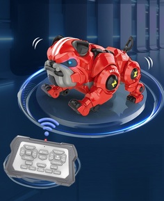 Интерактивная трюковая собака робот MSN Toys с пультом управления 3700
