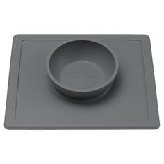 Тарелка Ezpz Happy Bowl Grey