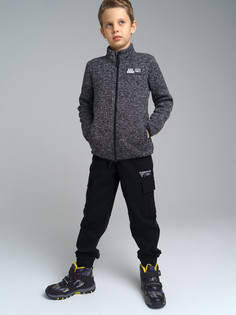 Толстовка флисовая PlayToday, серый, 170