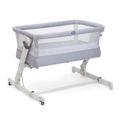 Кровать приставная для новорожденных Chicco Next2me Pop-Up Grey Mist, серый, 85х50 см