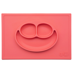 Тарелка Ezpz Happy Mat Coral