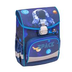 Ранец школьный Belmil Click Spaceman, синий
