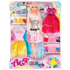 Кукла Ася, яркий в моде, блондинка, 28 см Toys Lab