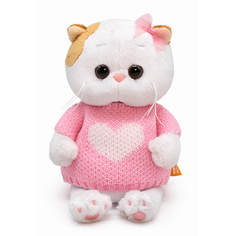 Мягкая игрушка BUDI BASA Малышка Ли-Ли в свитере с сердцем 20см