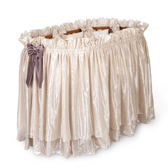 Юбка для круглой кроватки Eco Line Benita (Какао)