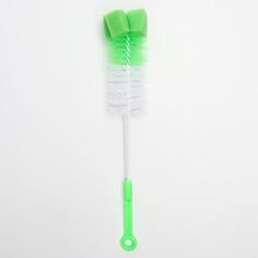 Ёршик для бутылочек, с губкой, цвета СЮРПРИЗ No Brand