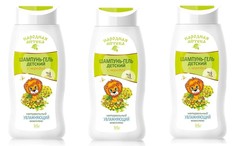 Шампунь-гель детский Iris Народная аптека, с чередой и увлажняющим комплексом 300мл 3 шт