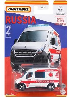 Машинка Mattel Matchbox Russia Renault Master Ambulance, 2 из 6