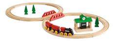 Набор железная дорога Brio с вокзалом Classic Figure 8 Set 33028