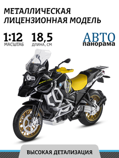 Мотоцикл металлический ТМ Автопанорама, свободный ход колес, М1:12, JB1251614