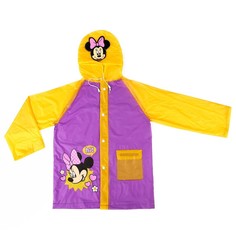 Дождевик детский Disney, фиолетовый, желтый, 92