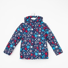 Куртка для мальчика, цвет синий/звёзды, рост 104-110 см Ольга