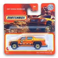 Машинка Mattel Matchbox 2007 Honda Ridgeline, HFT17 C0859 096 из 100