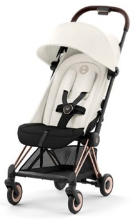 Прогулочная коляска Cybex Coya на шасси Rosegold Off White