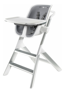 Стульчик для кормления 4moms High Chair бело-серый