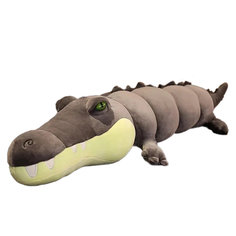 Мягкая игрушка Sun Toys Длинный Крокодил серый 120 см
