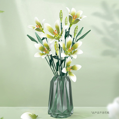 Конструктор JAKI 3D Plante Большой Букет цветов комплект 10шт, 518 детали - JK2695