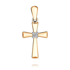 Кулон из белого золота с бриллиантом ADAMAS 3325265/01-А512Д-41 АДАМАС