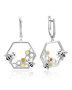 Серьги из серебра PLATINA jewelry 02-4655-00-000-0200-71