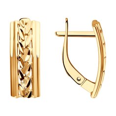 Серьги из красного золота SOKOLOV 0200213