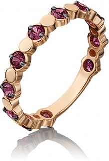 Кольцо из красного золота р. 17 PLATINA jewelry 01-5352-00-204-1110-57, гранат